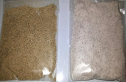 Figure 1: Pineapple fibre (Left) and Coconut fibre (Right) Figure 1: Pineapple fibre (Left) and Coconut fibre (Right)